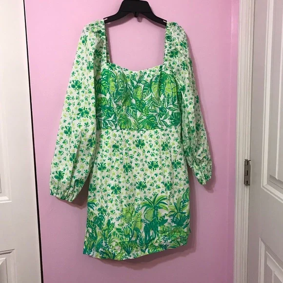Lilly Pulitzer Esteli Romper In Palm Beach Party Animal Size 4 - Picture 1 of 4